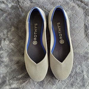 Rothys Round Flax Birdseye